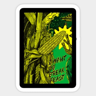 I Want To Breakfeast Sticker